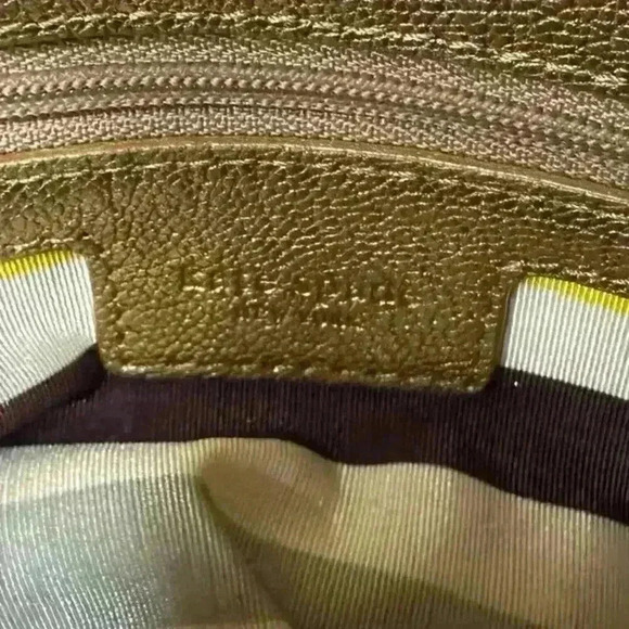 Kate Spade Gold Metallic Crossbody Purse - Picture 10 of 12